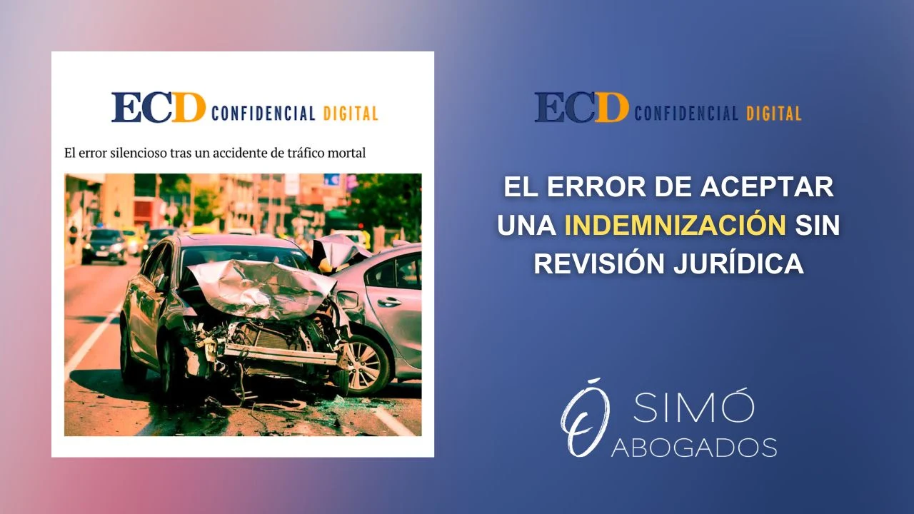 Imagen de noticia: Indemnización tras accidente mortal: Eduardo Simó