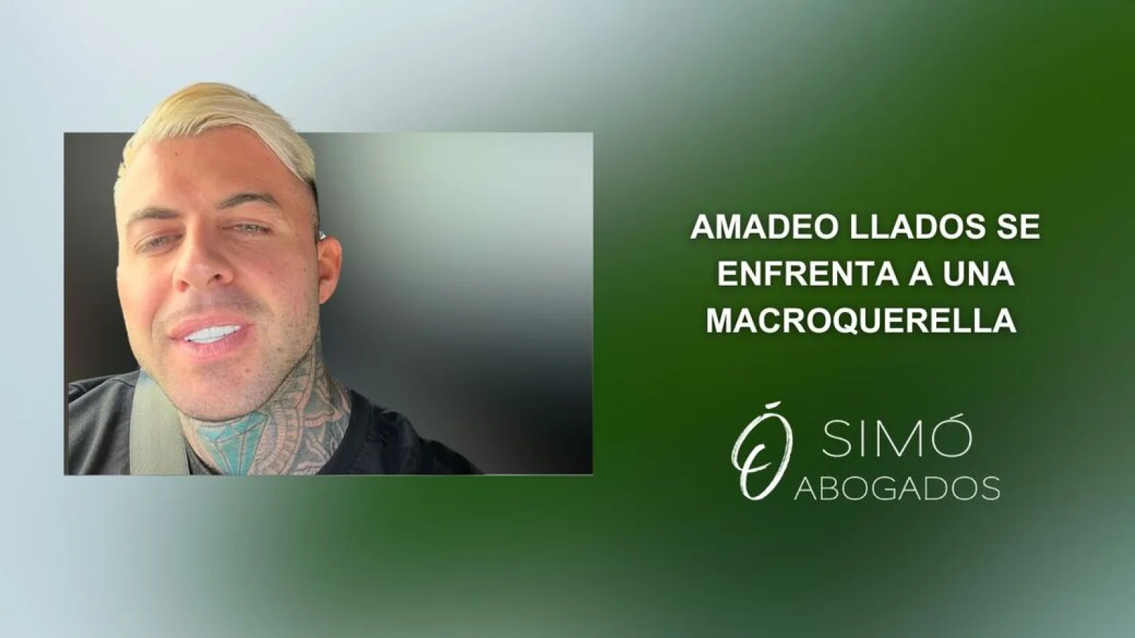 Estafa y macroquerella contra influencer Amadeo Llados