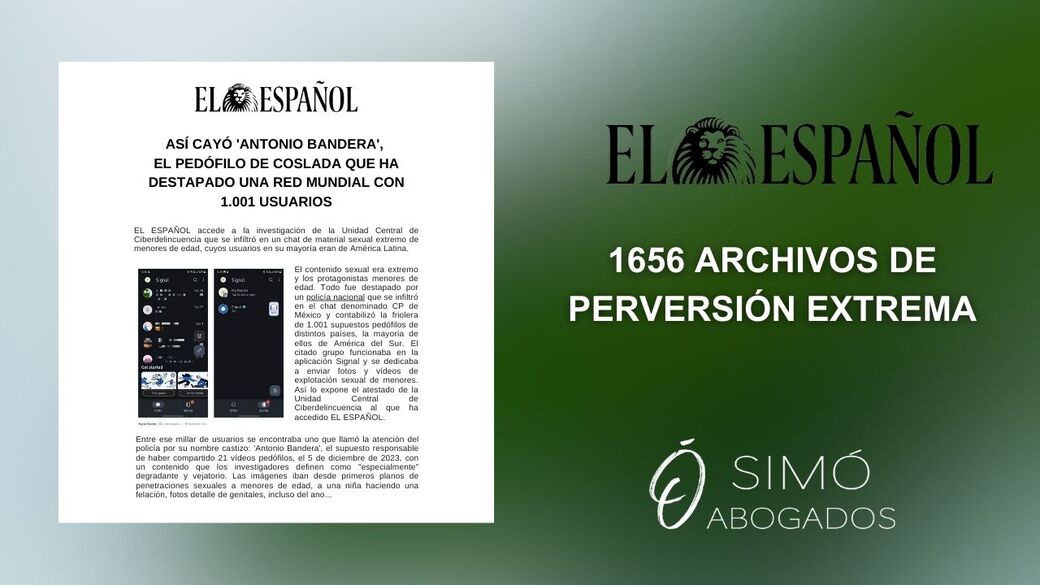 Caso de pornografía infantil: ciberdelincuencia en España