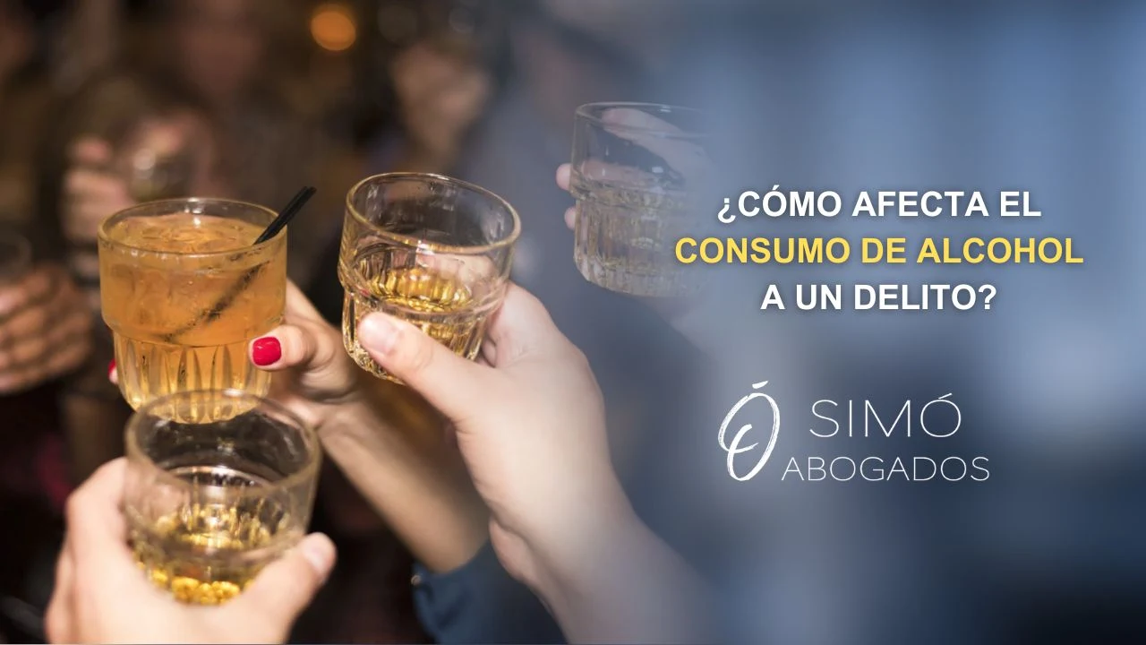 ¿Cómo afecta el consumo de alcohol a un delito?