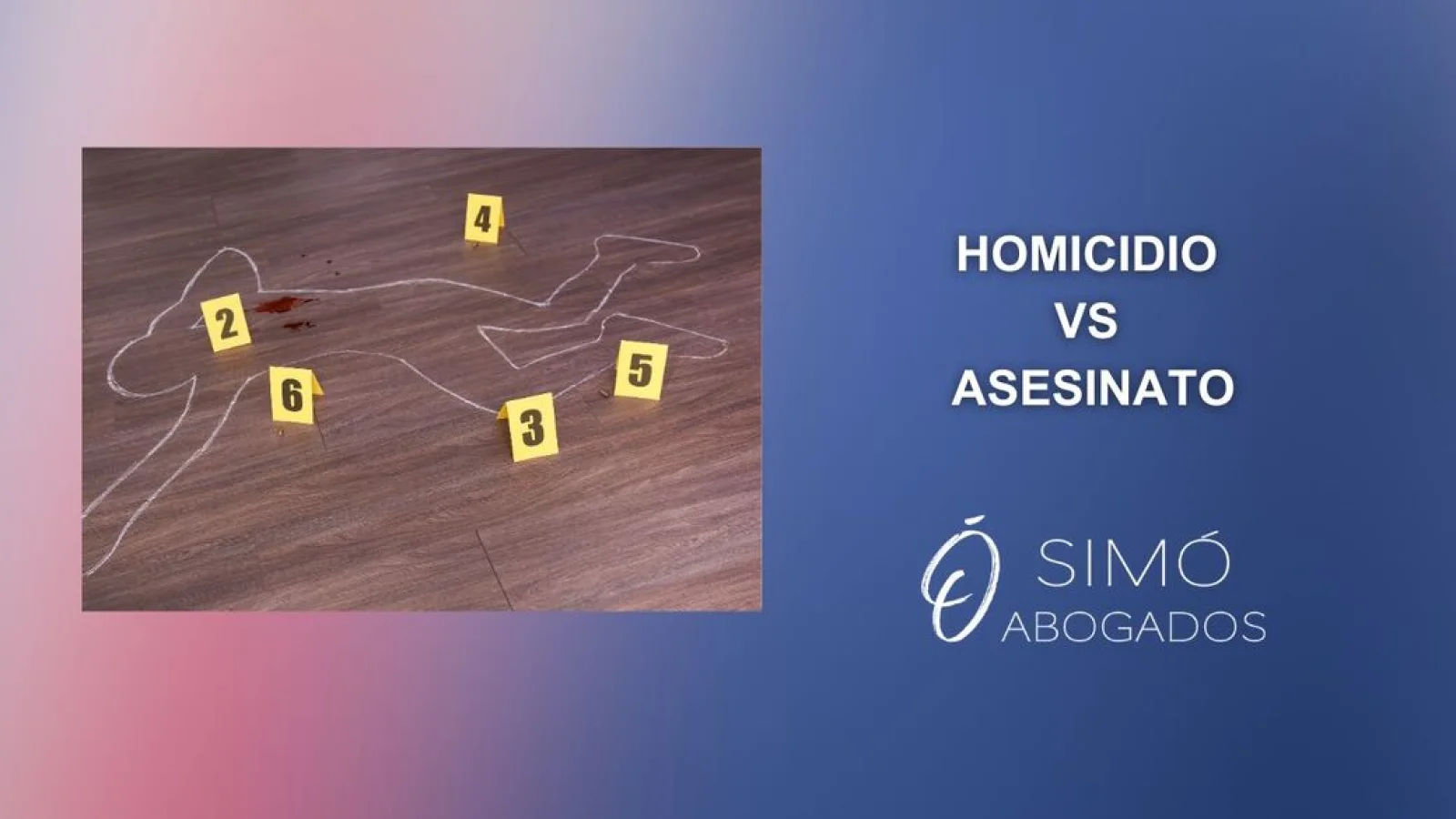 Homicidio vs asesinato: diferencias clave en derecho