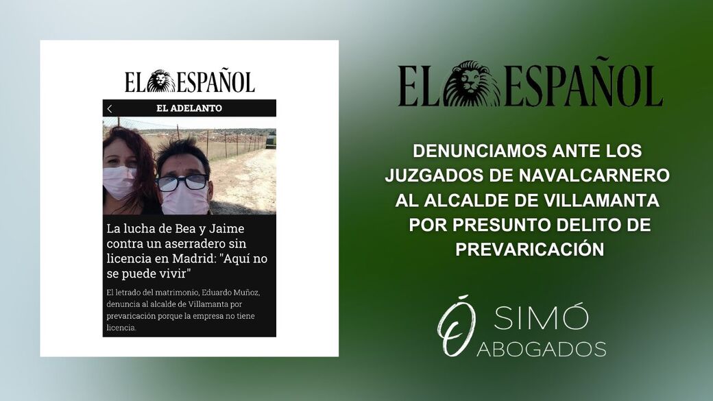 Denuncia a alcalde por prevaricación en Navalcarnero