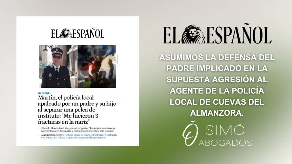 Defensa penal en agresión a policía local en España