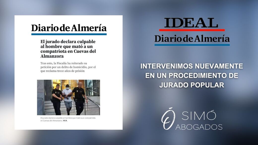 Hombre culpable de asesinato en Cuevas del Almanzora