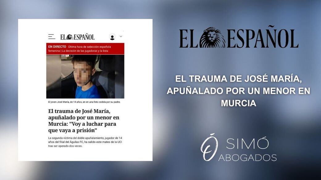 Artículo: "Voy a luchar para que vaya a prisión", las palabras de José María