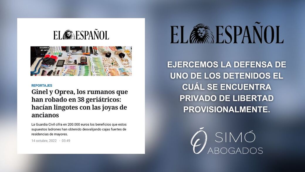 Robos en geriátricos: Ginel y Oprea detenidos
