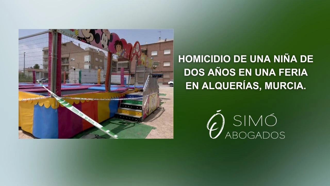 Homicidio de una niña de dos años en una feria en Alquerías