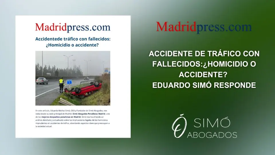 Homicidio imprudente o accidente de tráfico: Claves