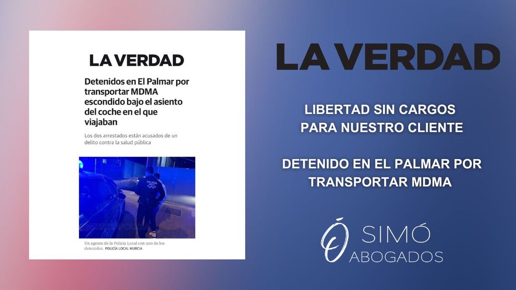 Detenidos en El Palmar por tráfico de drogas