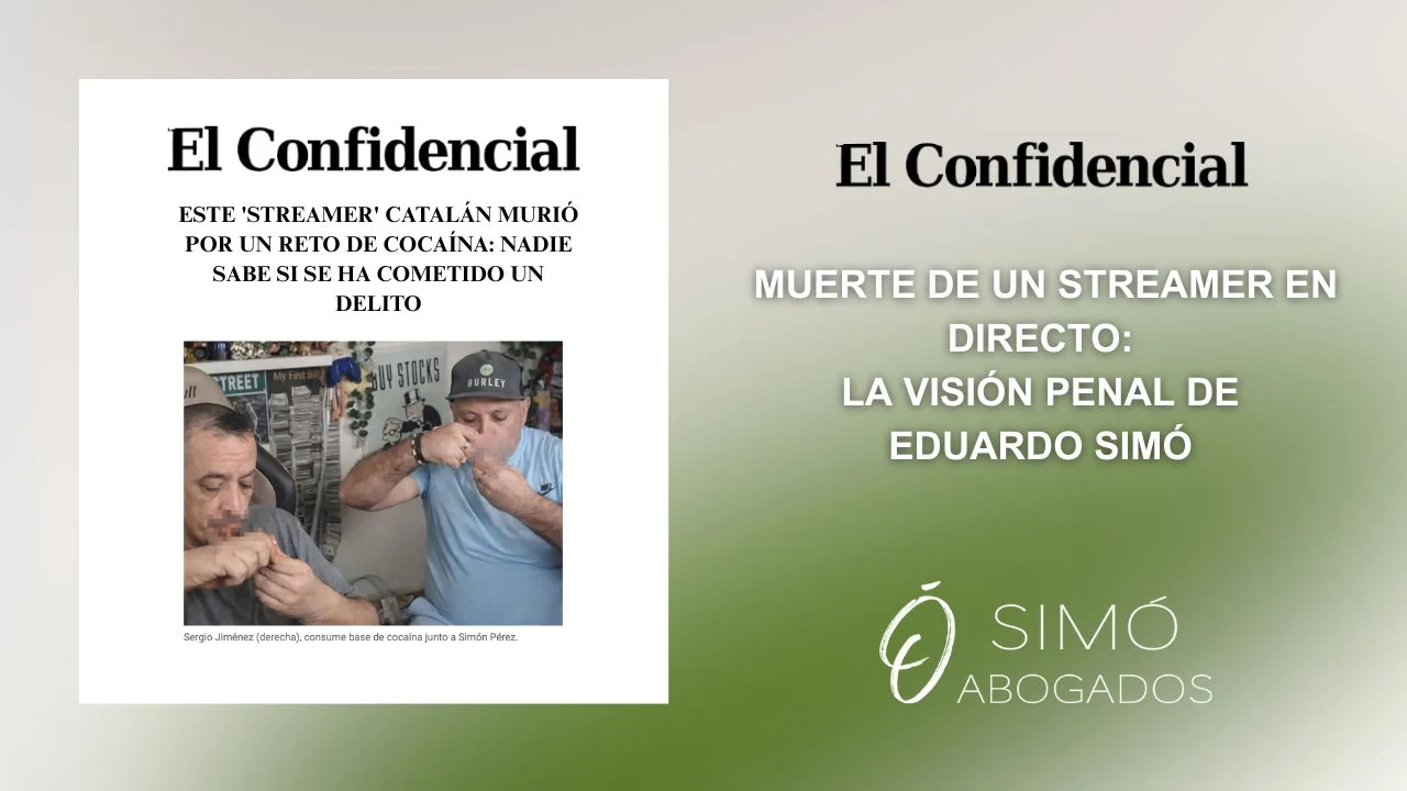 Noticia: Análisis penal de Eduardo Simó en El Confidencial