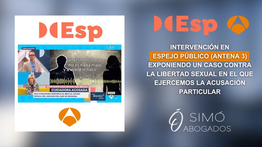 Acoso y delitos sexuales: Eduardo Simó en TV