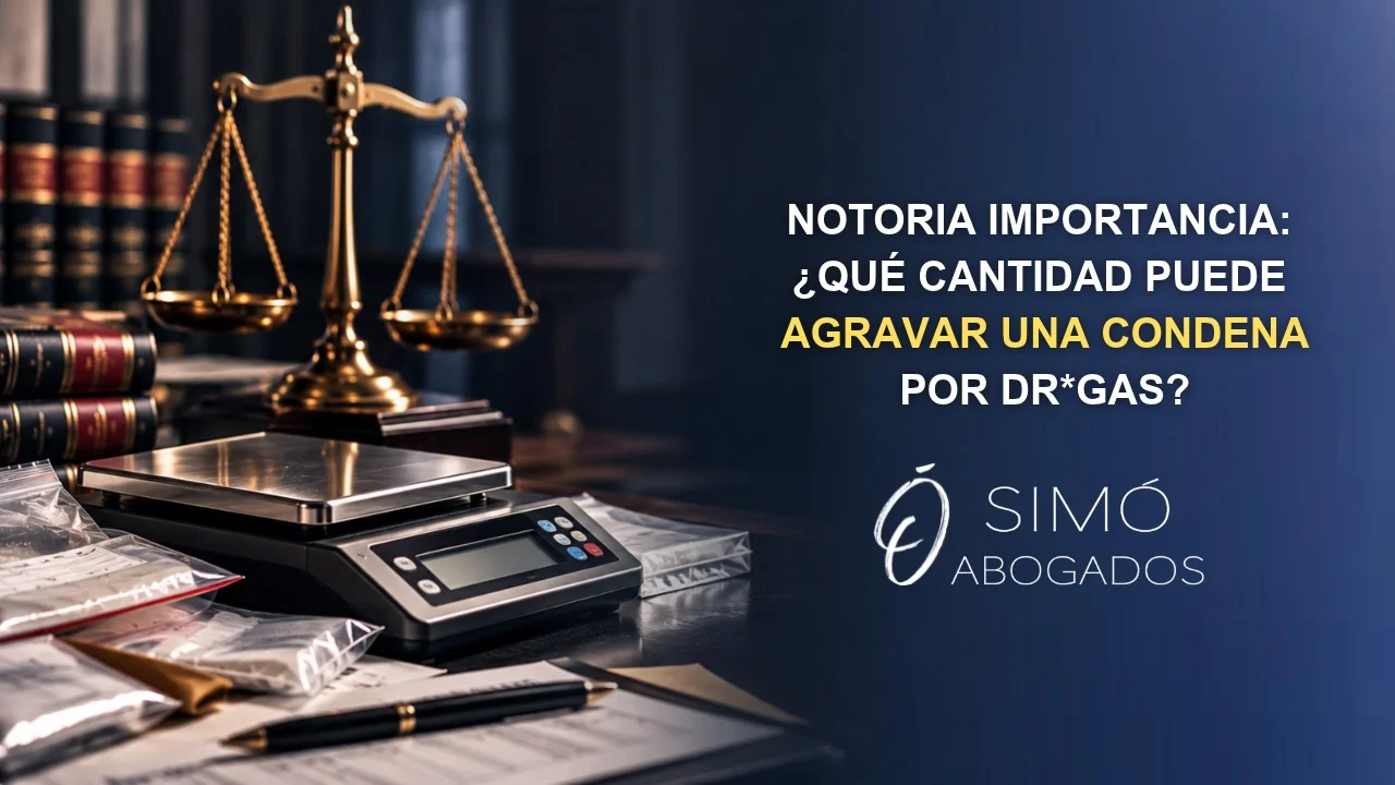 Notoria importancia en drogas: cantidades y penas