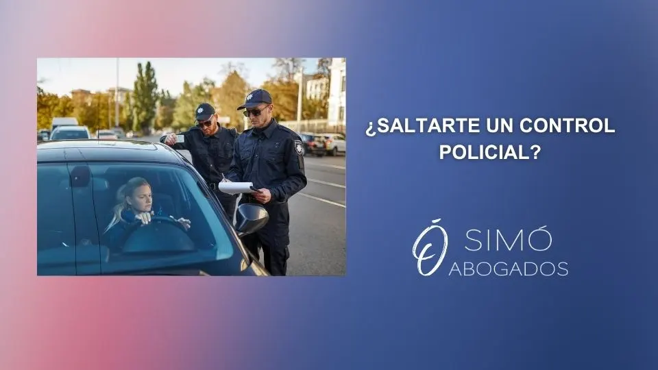 Control policial: consecuencias legales de no detenerse