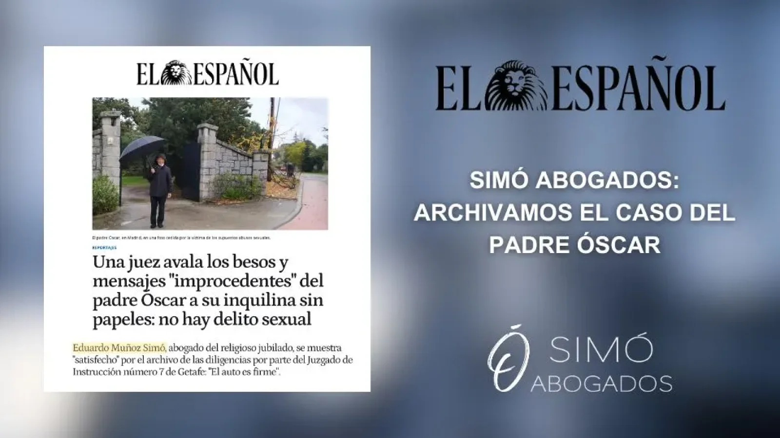 Caso Padre Óscar: Abogados logran archivo de diligencias