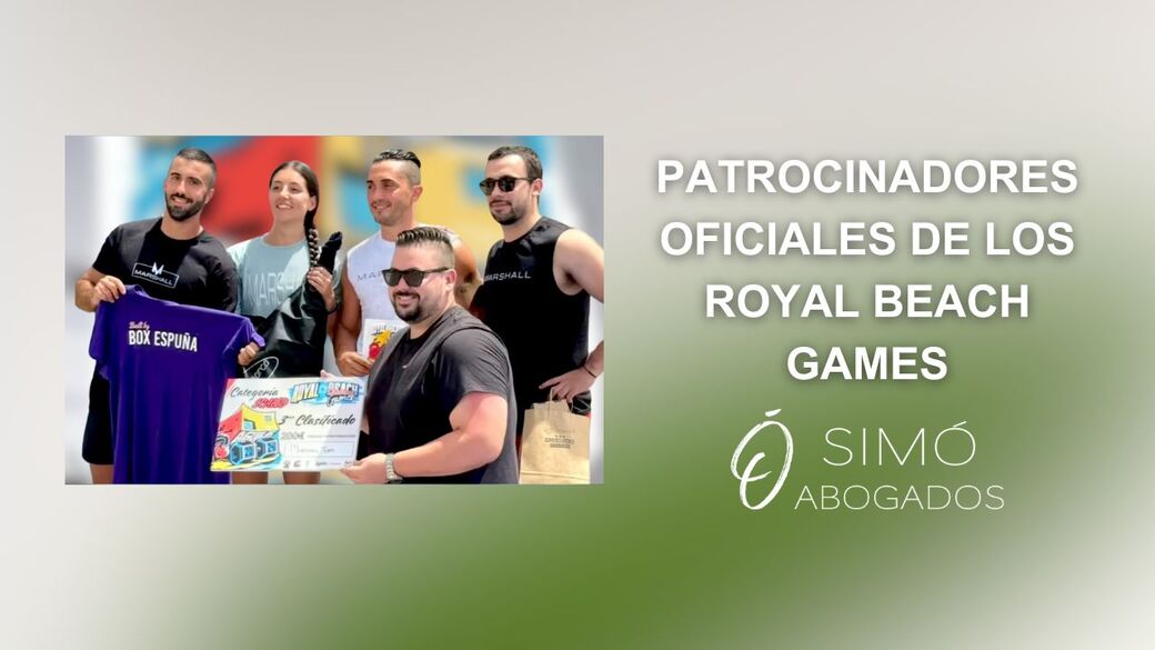 Simó Abogados, patrocinador oficial de Royal Beach Games