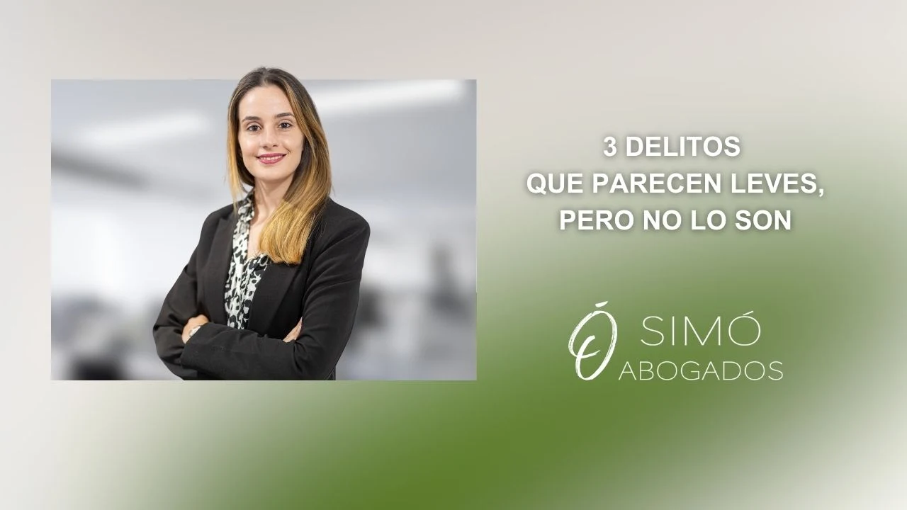 Tres delitos que parecen leves, pero no lo son