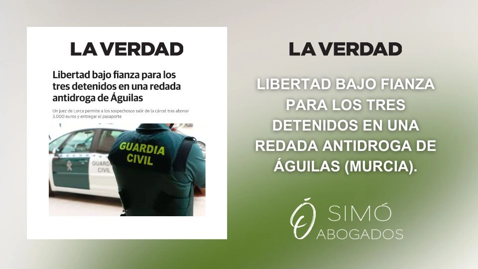 Redada antidroga en Águilas: tres detenidos