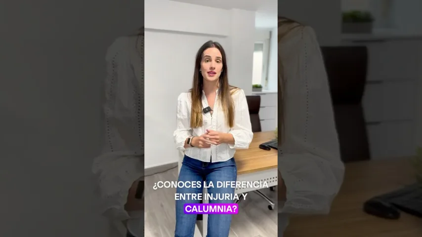 Vídeo de Principales diferencias entre injuria y calumnia